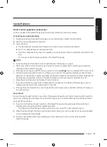 Предварительный просмотр 47 страницы Samsung WW BB Series User Manual