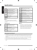 Предварительный просмотр 64 страницы Samsung WW BB Series User Manual