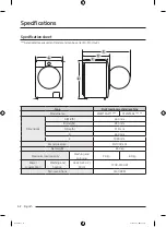 Предварительный просмотр 62 страницы Samsung WW CGC Series User Manual