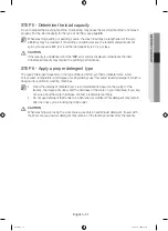 Preview for 21 page of Samsung WW10H8 series User Manual