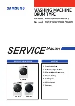 Samsung WW11B Series Service Manual preview