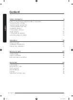 Preview for 2 page of Samsung WW12K84*2O series User Manual