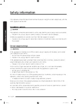 Preview for 8 page of Samsung WW12K84*2O series User Manual