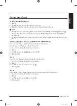 Preview for 107 page of Samsung WW13T Series User Manual