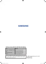 Preview for 52 page of Samsung WW22N6850Q Service Manual