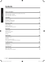 Preview for 2 page of Samsung WW50J3 Series User Manual