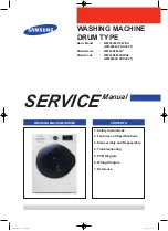 Samsung WW6000J Series Service Manual preview