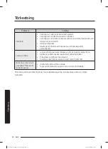 Preview for 110 page of Samsung WW60A312 Series User Manual