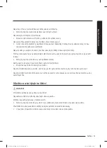 Preview for 133 page of Samsung WW60A312 Series User Manual