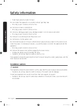 Preview for 8 page of Samsung WW7-J4 Series User Manual