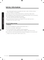 Preview for 14 page of Samsung WW7-J4 Series User Manual