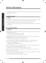 Предварительный просмотр 8 страницы Samsung WW7 Series User Manual