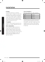 Предварительный просмотр 18 страницы Samsung WW7 Series User Manual