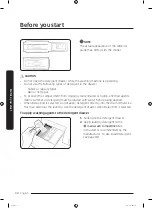 Предварительный просмотр 30 страницы Samsung WW7 Series User Manual