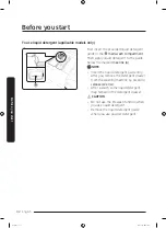 Предварительный просмотр 32 страницы Samsung WW7 Series User Manual