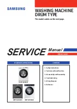 Samsung WW70A6S28AE Service Manual preview
