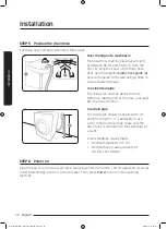 Предварительный просмотр 22 страницы Samsung WW70J4 Series User Manual