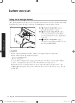 Предварительный просмотр 30 страницы Samsung WW70M6 Series User Manual