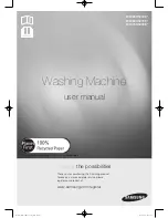 Preview for 1 page of Samsung WW75H5240E Series User Manual