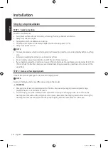 Preview for 18 page of Samsung WW8 T Series User Manual