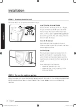 Предварительный просмотр 22 страницы Samsung WW80J5 Series User Manual