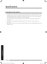 Предварительный просмотр 54 страницы Samsung WW80K5 Series User Manual