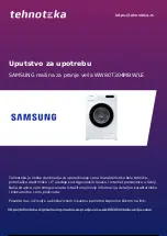 Preview for 1 page of Samsung WW80T304MBW/LE User Manual