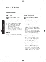 Предварительный просмотр 24 страницы Samsung WW8SJ3 Series User Manual