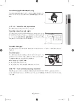 Предварительный просмотр 17 страницы Samsung WW90H9 Series User Manual