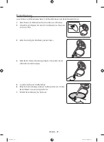 Предварительный просмотр 98 страницы Samsung WW90H9 Series User Manual