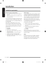 Preview for 16 page of Samsung WW90T4040CX1TL User Manual