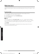 Предварительный просмотр 38 страницы Samsung WW95K5 Series User Manual