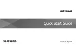 Preview for 1 page of Samsung XE345XDA Quick Start Manual