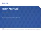 Samsung XHB Series User Manual предпросмотр