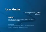 Preview for 1 page of Samsung XPRESS M301 SERIES User Manual