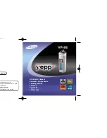 Samsung Yepp YP-55 Owner'S Manual предпросмотр