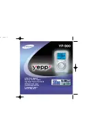 Samsung Yepp YP-900 User Manual предпросмотр