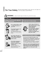 Предварительный просмотр 2 страницы Samsung yePP YP-K3J User Manual