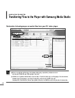 Предварительный просмотр 20 страницы Samsung yePP YP-K5JAB User Manual