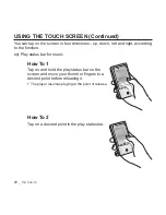 Preview for 20 page of Samsung yePP YP-P2 4GB User Manual