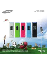 Samsung Yepp YP-U3 (Korean) User Manual предпросмотр