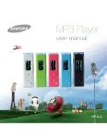 Samsung Yepp YP-U3 User Manual preview