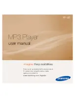 Samsung yePP YP-U5 2GB User Manual предпросмотр