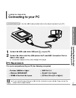 Предварительный просмотр 21 страницы Samsung yePP YP-Z5FQ 2GB User Manual