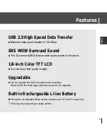 Preview for 9 page of Samsung YH-925 User Manual