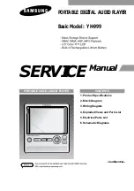 Предварительный просмотр 1 страницы Samsung YH-999 Service Manual