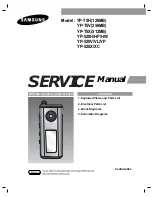 Samsung YP-520HP Service Manual preview