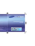 Предварительный просмотр 1 страницы Samsung YP-910GS User Manual