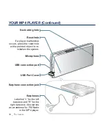 Preview for 12 page of Samsung YP-CP3 User Manual