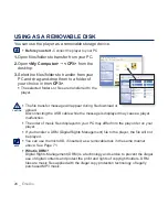 Предварительный просмотр 28 страницы Samsung YP-CP3AB User Manual